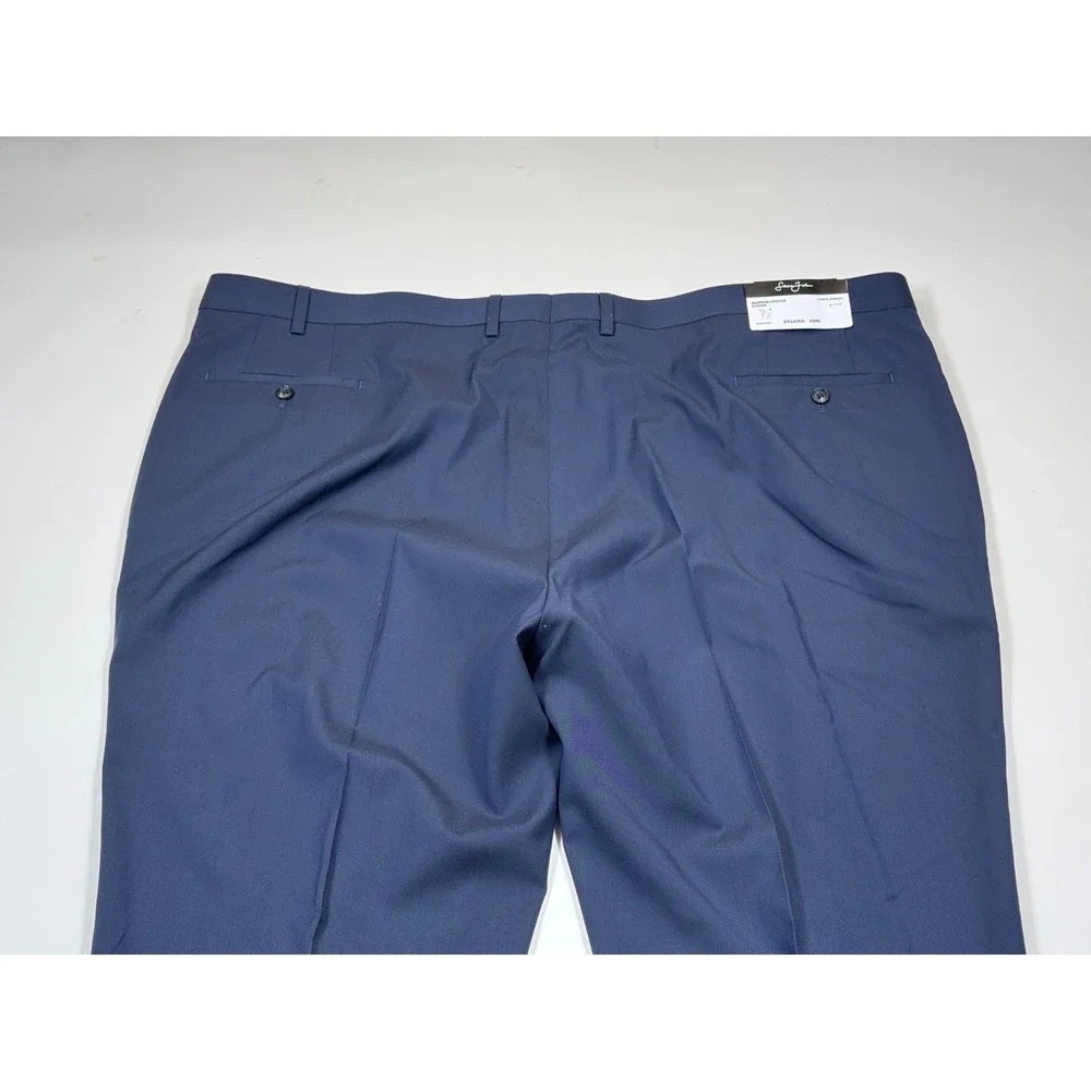 Sean John 2Pc Sander 2-Button Jacket & Pants Suit Set Men 54L 50W NWT Lined Navy